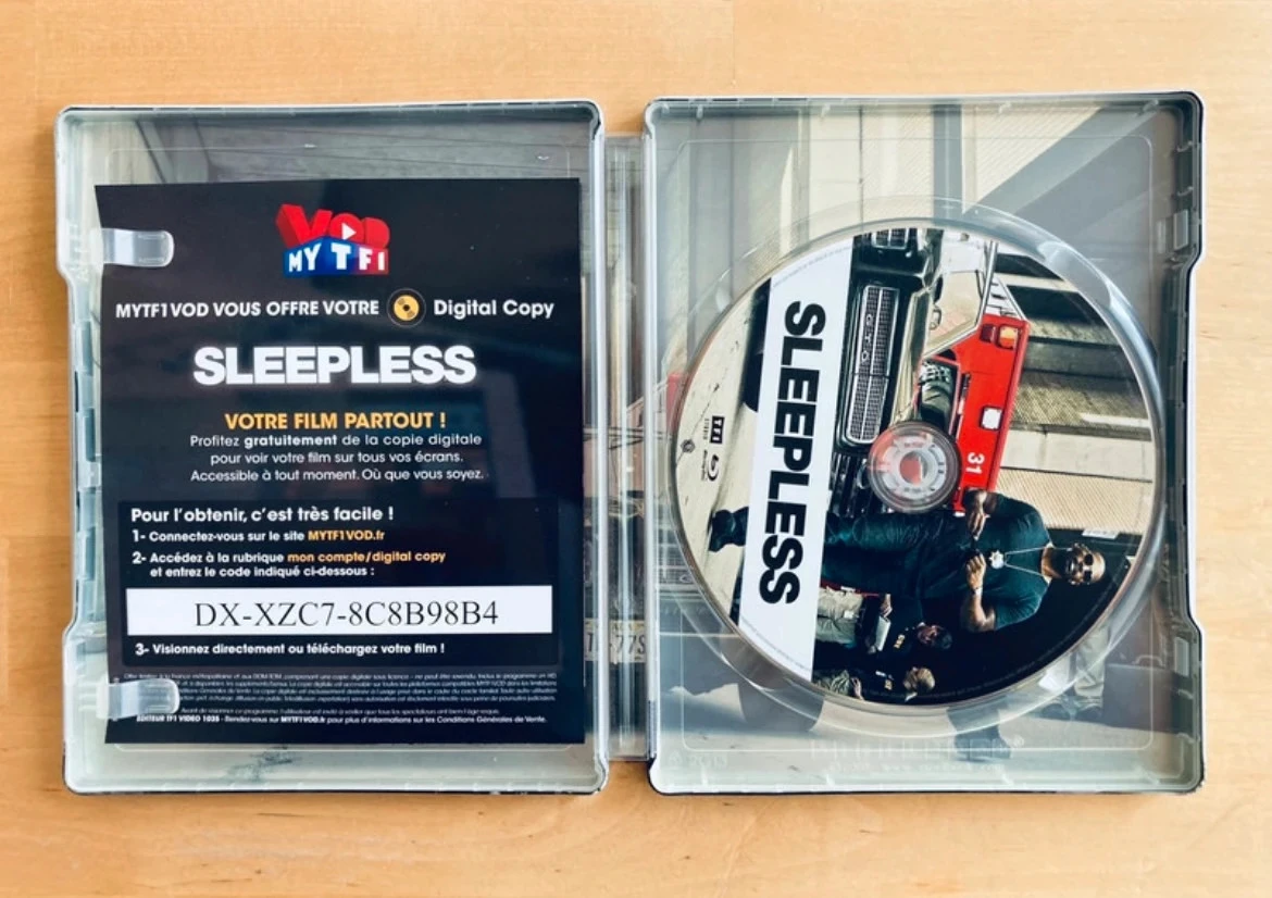 Steelbook Blu-ray Sleepless. – photo 2